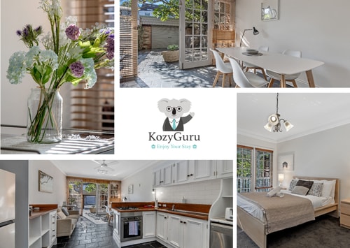 KozyGuru | Glebe | Cozy 2 Bedroom Terrace House