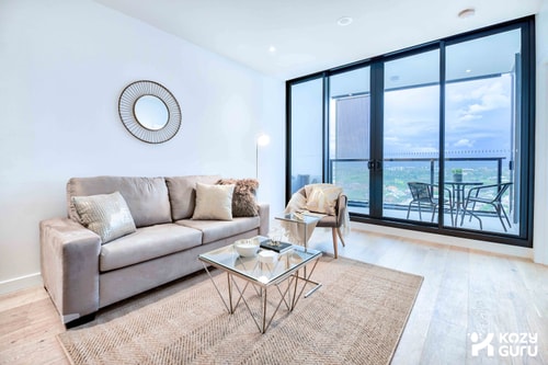 KozyGuru | Fortitude Valley | 2 Bed Apt+Parking