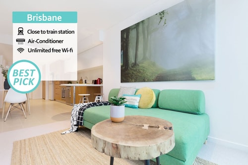 KozyGuru | Brisbane Cbd 2 Bed | Skytower