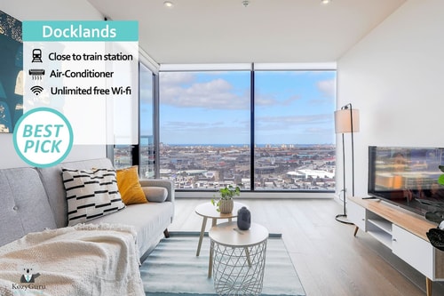 KozyGuru | Docklands | Water View Apt 1 BED