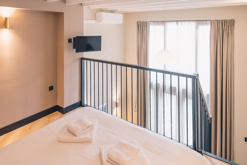Deluxe room with mezzanine and patio at LVM STAYS 6 LVM Stays