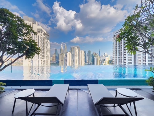 Majestic Residence | Infinity Pool with KLCC View
