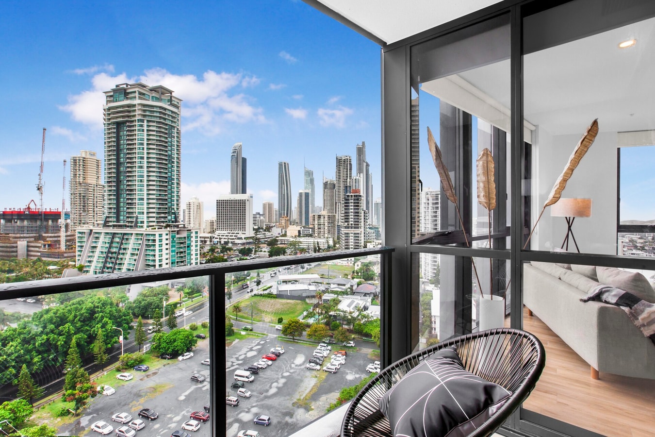 Coastal Escape 1BR Stroll to Beach&Tram | Parking 6 Serain Residences