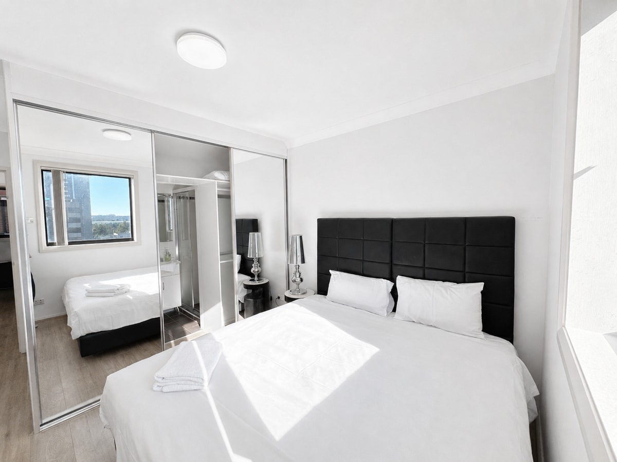 7 Min to Train: Central Parramatta 2BR + Parking 17 Serain Residences