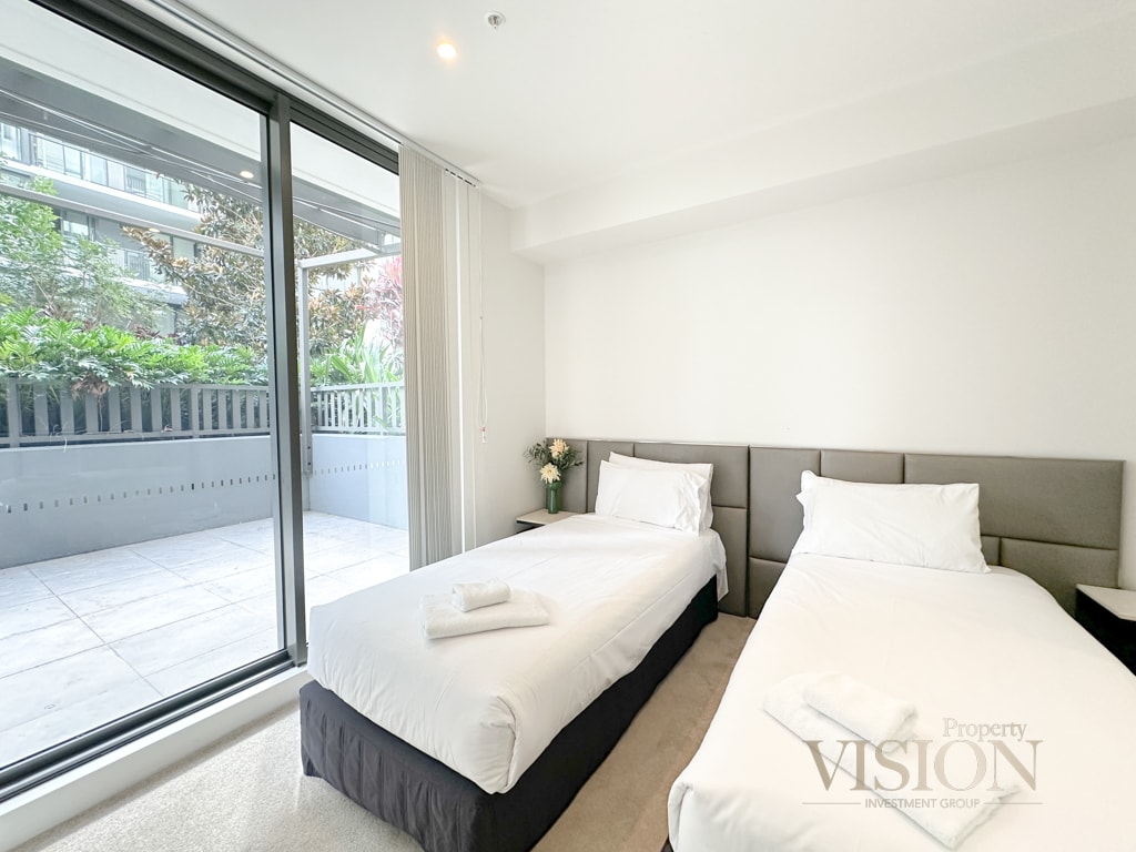 Modern 2-Bedroom Apartment next North Ryde Metro 32 Serain Residences