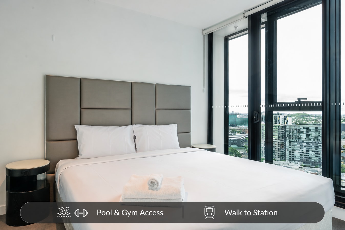 1BR Apt | Walk to Dining & Station + Pool Serain Residences