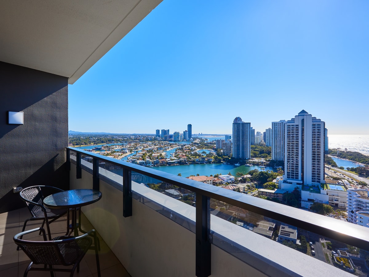 26Floor Ocean&River View 2-Bed Apartment Surfers 2 Serain Residences