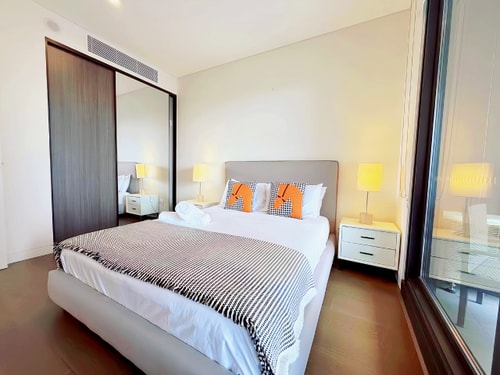Stylish 1BR | Pool, Gym & Parking by Olympic Park 11 Serain Residences