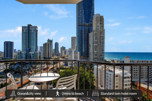 Hotel Room SeaView | Level 11 Walk to Beach&Tram 0 Serain Residences