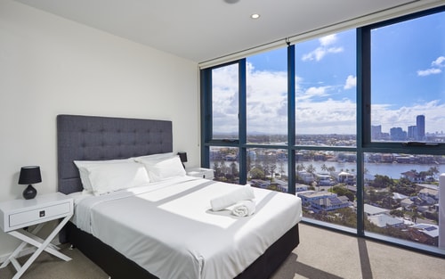 Partially Oceanview 2 bedroom apartment in Surfers 6 Serain Residences