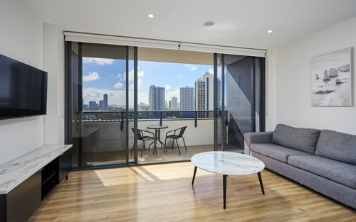 Partially Oceanview 2 bedroom apartment in Surfers 3 Serain Residences