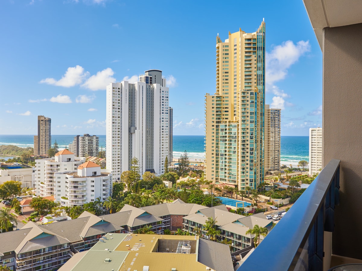 Partially Oceanview 2 bedroom apartment in Surfers 2 Serain Residences