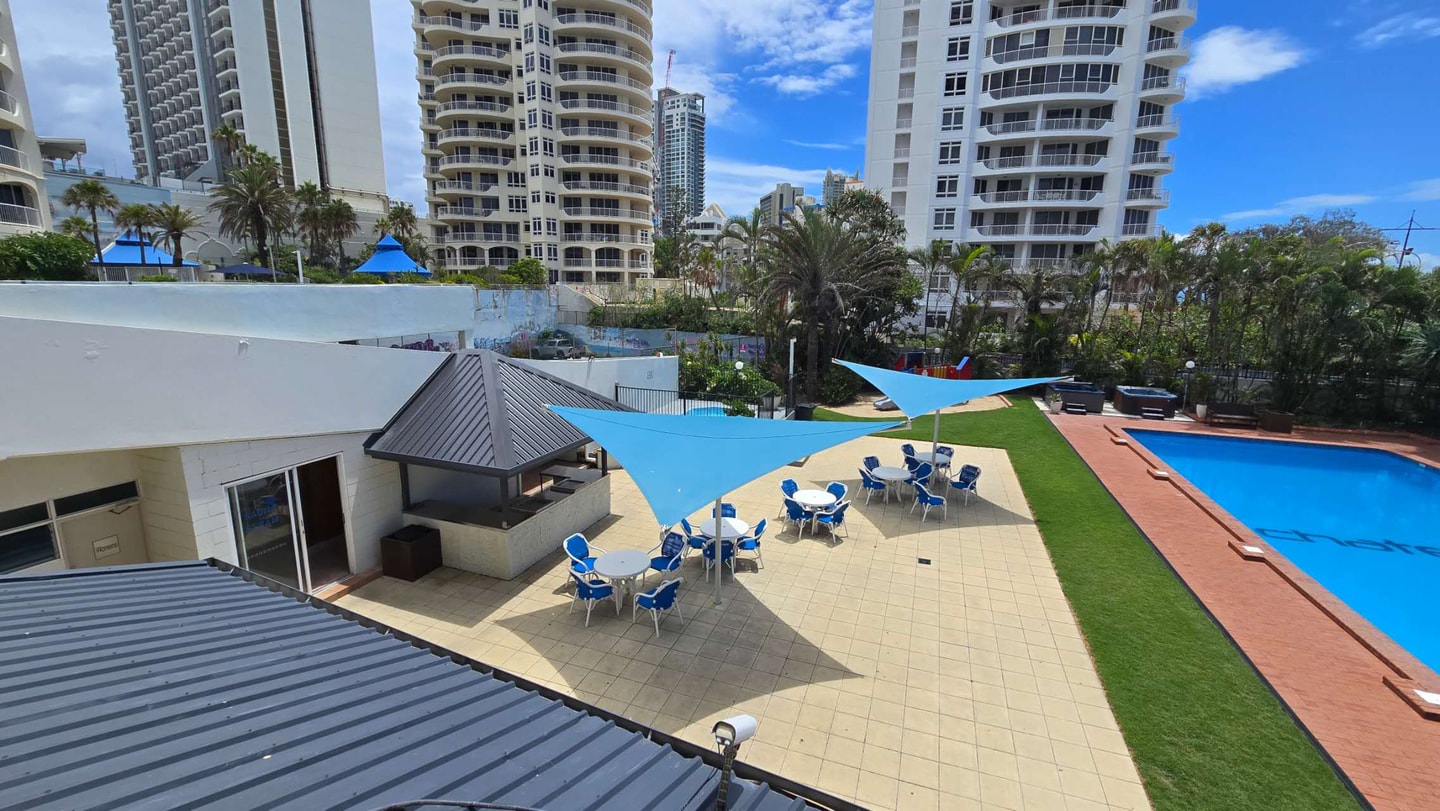 Beachside Ocean View 1BR Apartment Central Surfers 14 Serain Residences