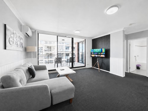 Central Parramatta 2BR | Steps from Train & Shops 17 Serain Residences