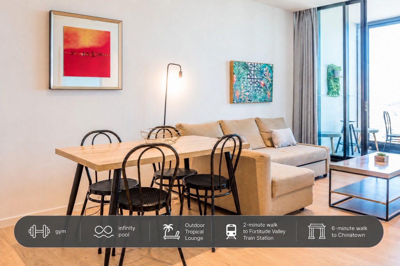 FV Cozy 2 bedroom Apartment with Parking Serain Residences