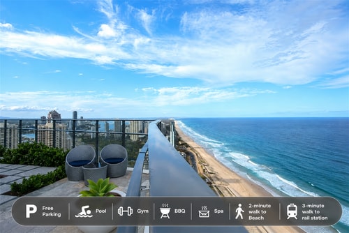 Cozy Studio for 3 | 50m to Surfers Beach 0 Serain Residences