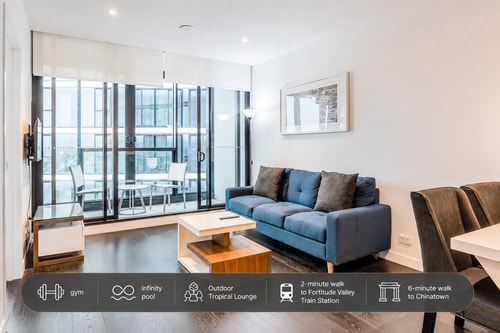 Exquisite 1 Bedroom Apartment with Infinity Pool 0 Serain Residences