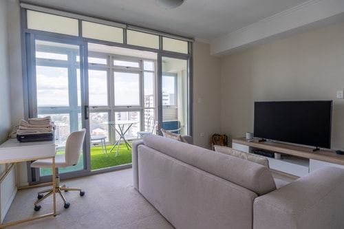 Comfy 1BDR Apt 3 minutes to Train Station Burwood 9 Serain Residences