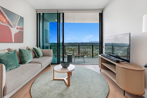 Ocean&River View 2 BDR Apartment next to GC Casino 4 Serain Residences