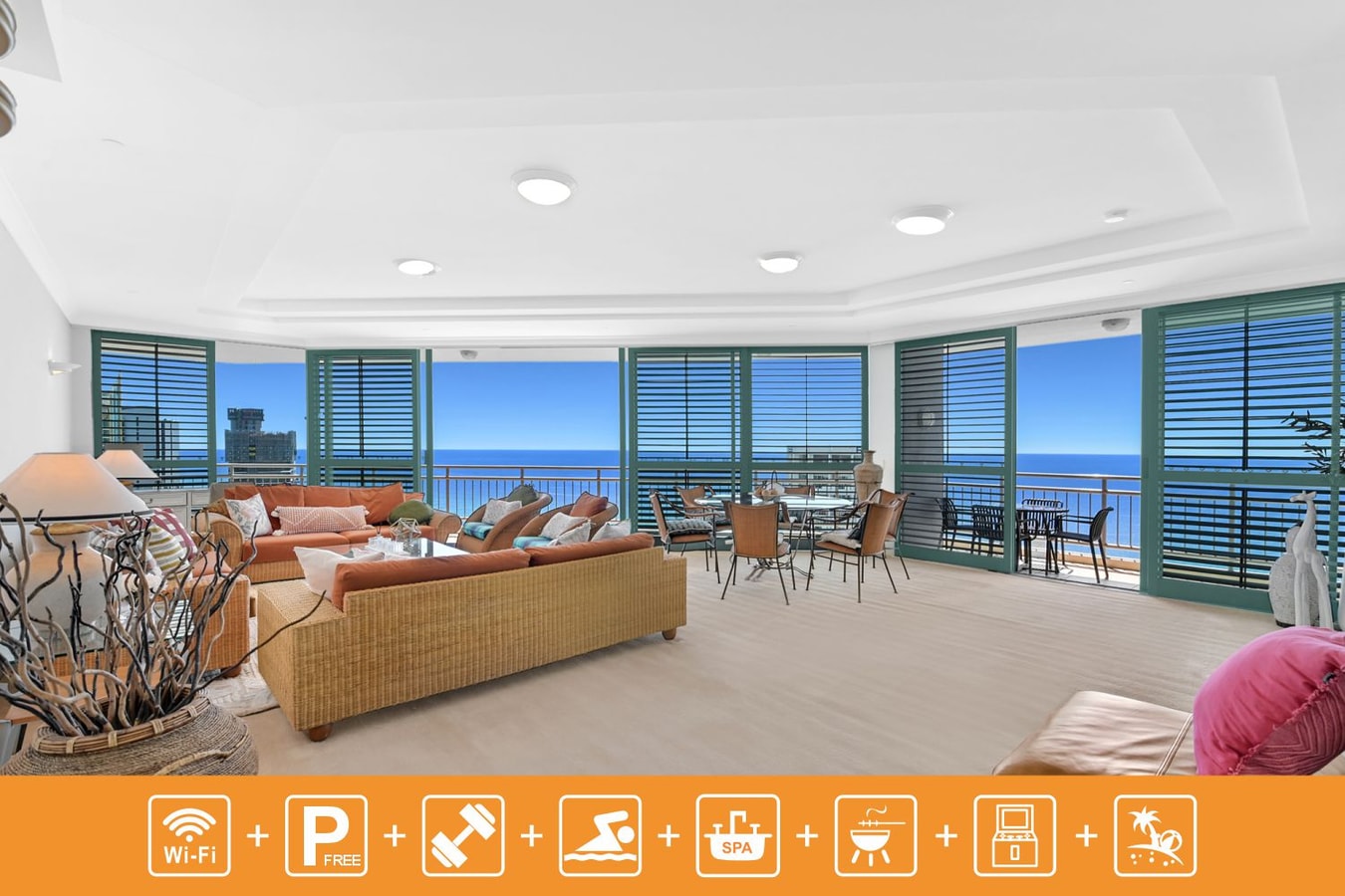 Panoramic Ocean View Sub-Penthouse Crown Surfers Serain Residences