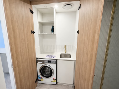 Comfy 2BR EV Friendly Stay | 7-Min Walk to Tram 5 Serain Residences
