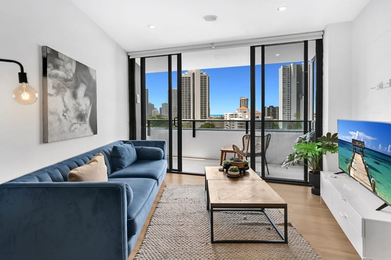 Modern 2BR Walking Distance to Beach with Parking Serain Residences