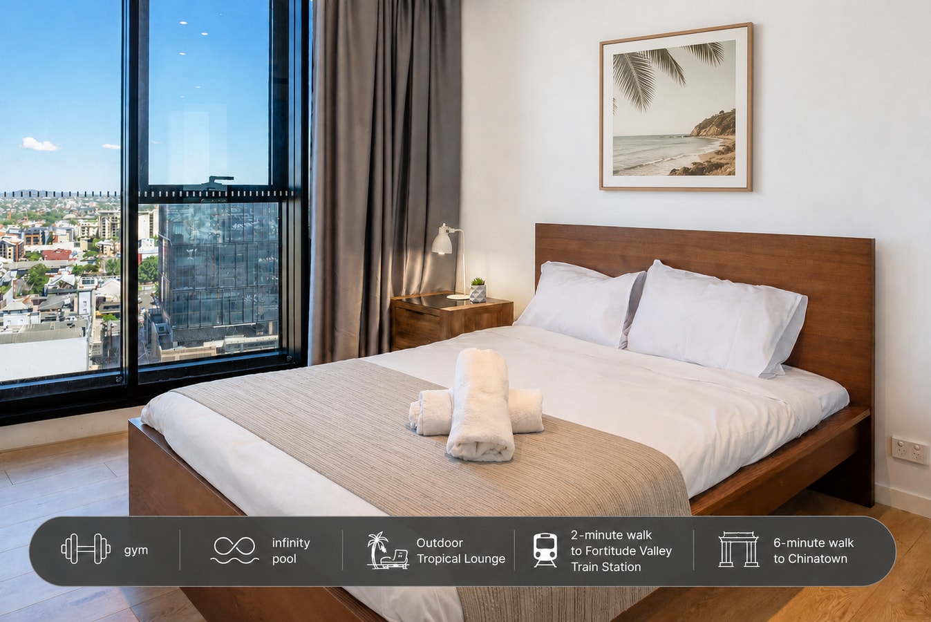 FV Cozy 2 bedroom Apartment with Parking Serain Residences