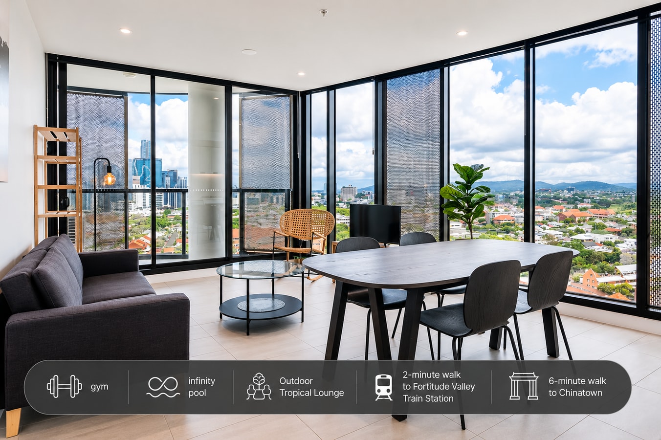 1 Bedroom Apartment with Parking in Valley Serain Residences