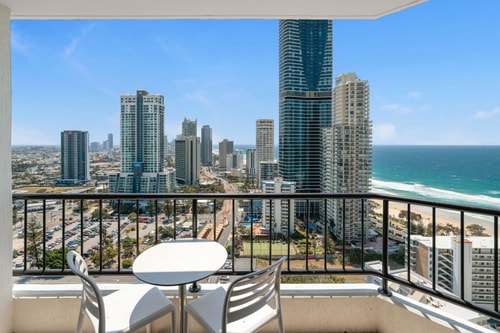 Cozy Ocean View Twin Studio Surfers Paradise 13 Serain Residences