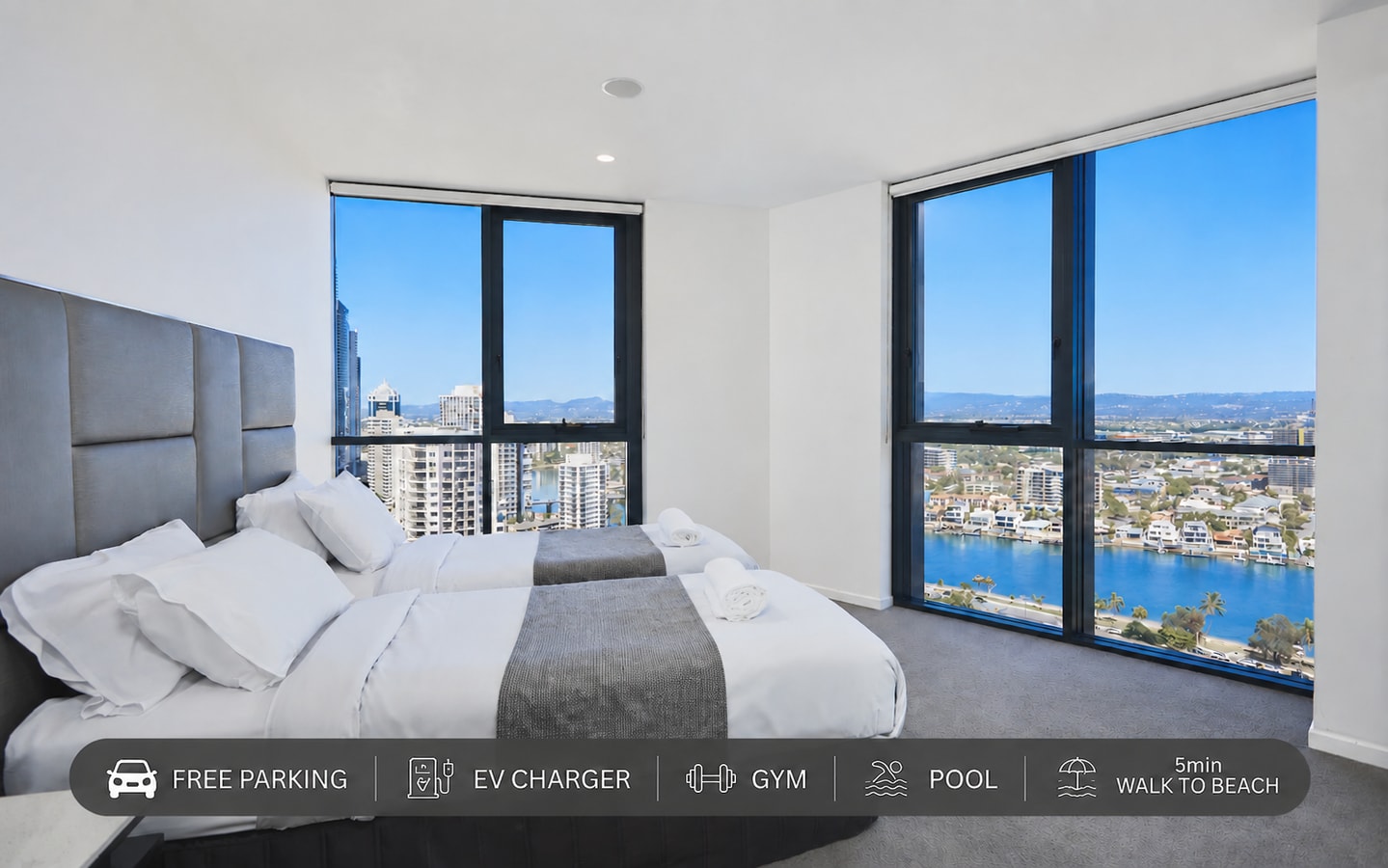 Splendid Ocean and River view 3 Bedroom Apartment Serain Residences