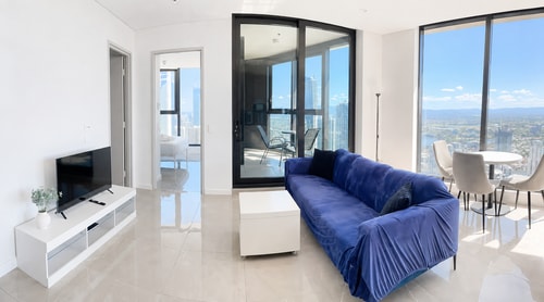 Level 40 Beachside Modern 1BR @ The Ocean Building 14 Serain Residences