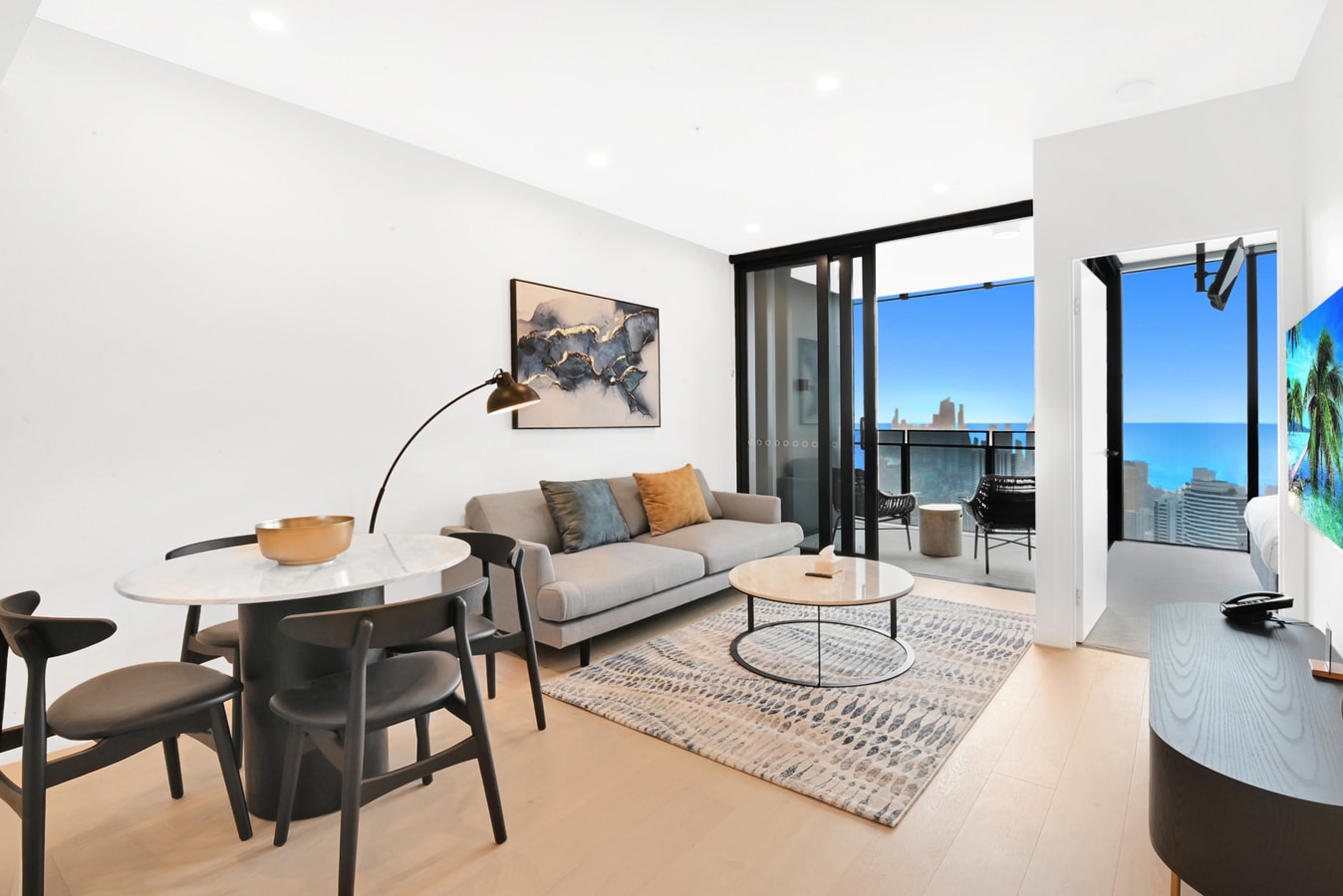 Casino-Side 2BR Ocean View | Walk to Beach/Tram 1 Serain Residences