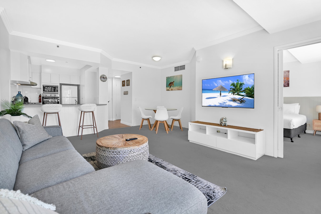 Sunlit 1-Bedroom Apt at Crown Tower with Parking 10 Serain Residences