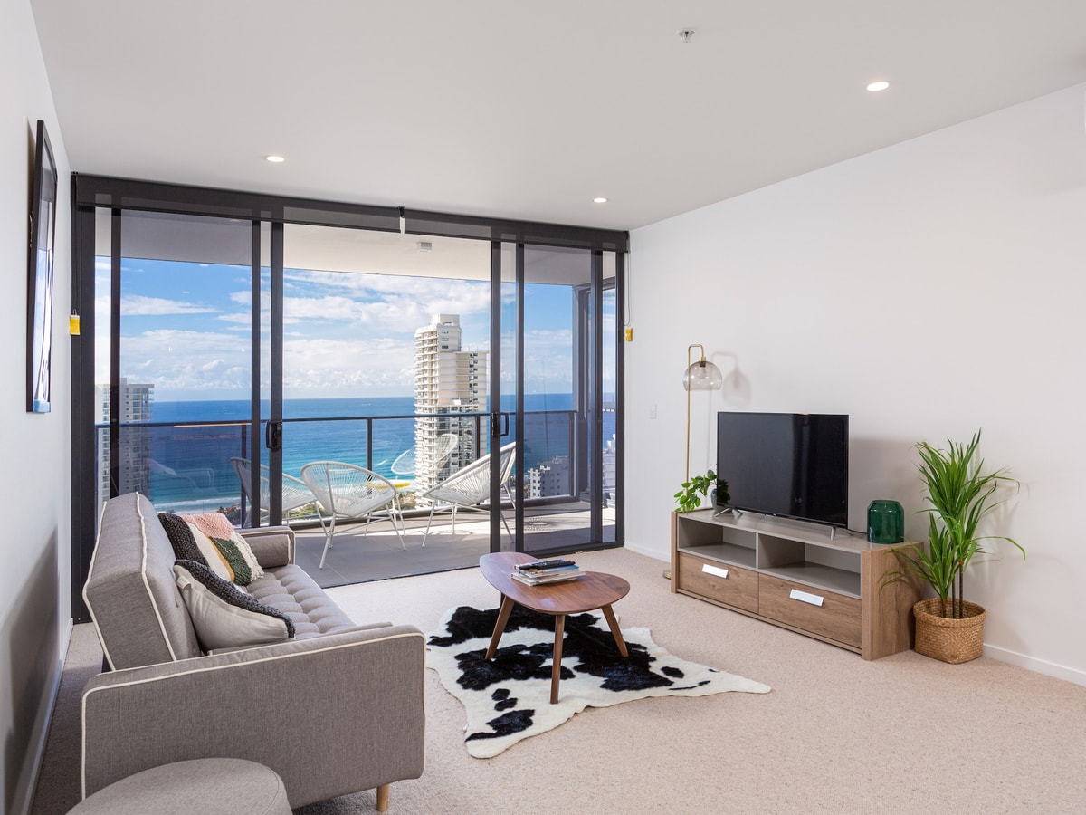 Premium Ocean View 2 Bedrooms Apartment Broadbeach 2 Serain Residences