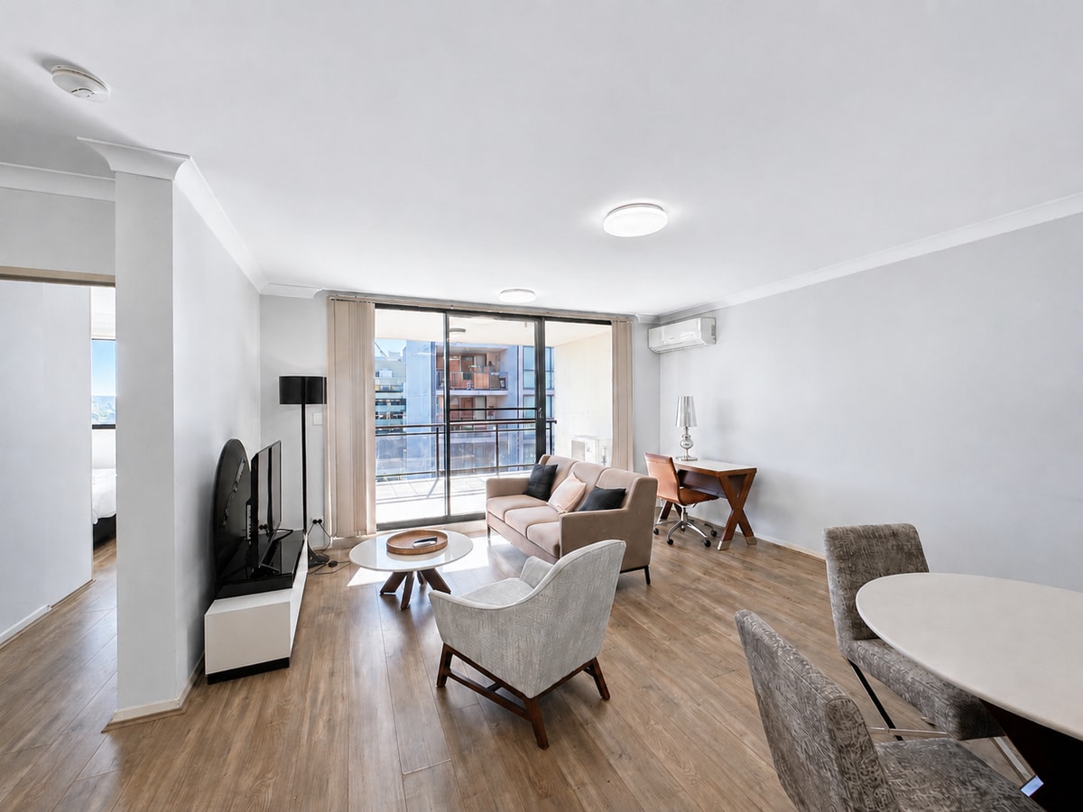7 Min to Train: Central Parramatta 2BR + Parking 14 Serain Residences