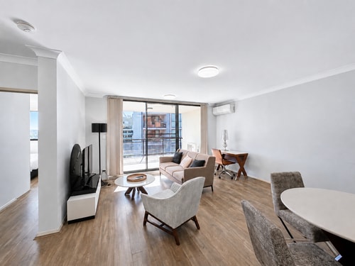 7 Min to Train: Central Parramatta 2BR + Parking 14 Serain Residences
