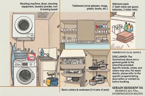 City View 1BR Apartment + Parking&Walk to Station 16 Serain Residences