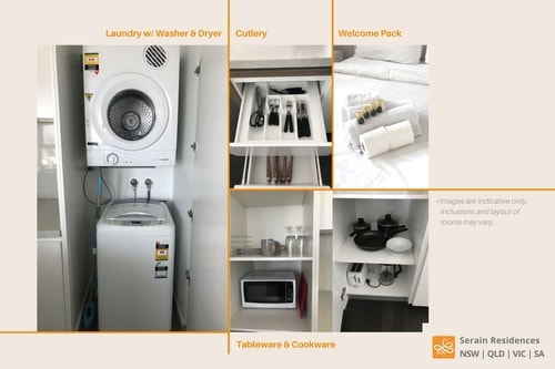 City View 1 bedroom Apartment with Free Parking 18 Serain Residences