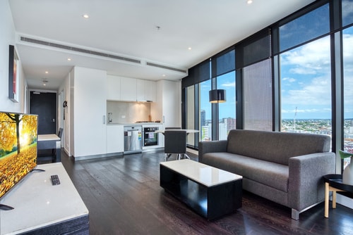 City View 1 bedroom Apartment with Free Parking 1 Serain Residences