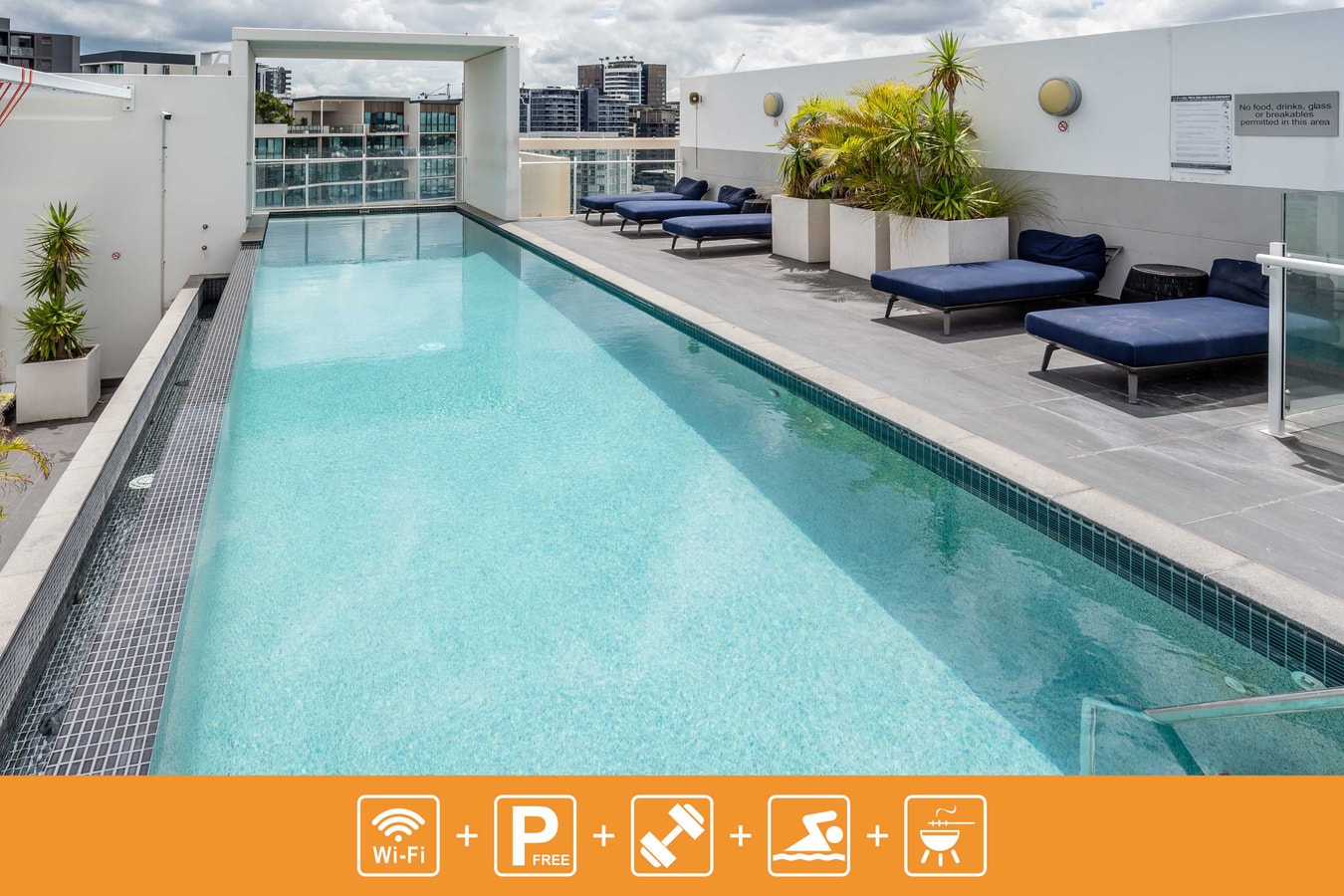 2 Bedroom Apartment with Parking, Pool, Gym 21 Serain Residences