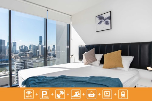 Riverview High level 1bedroom unit with Parking 0 Serain Residences