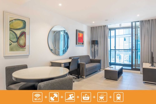 Bright and Sunny 1Bedroom Apartment + Rooftop Pool 0 Serain Residences