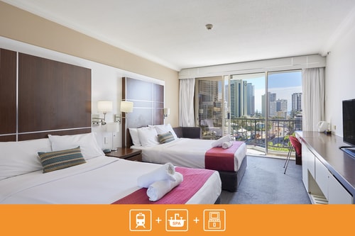 Comfort Two double-bed hotel room On View Avenue 0 Serain Residences