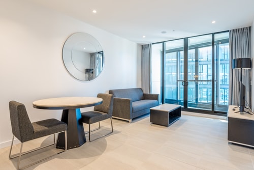 Sunny One Bedroom Apartment with Rooftop Pool 1 Serain Residences