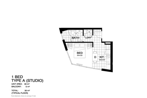 Comfy Studio Apartment next to beach 10 Serain Residences
