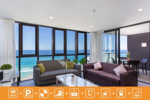 Front Ocean Facing 1-bedroom Apartment 1 Serain Residences