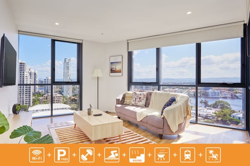 Spacious One bedroom Apartment In Surfers Paradise 0 Serain Residences