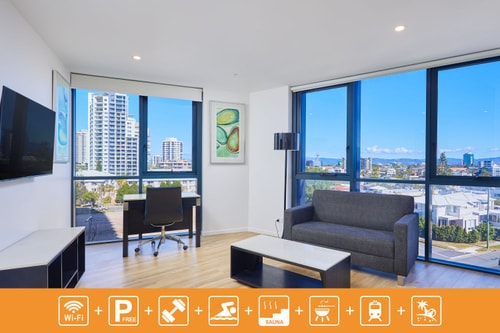 Comfy 1 bedroom Apartment In Centre Surfers 0 Serain Residences