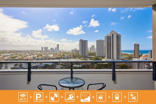 Partially Oceanview 2 bedroom apartment in Surfers 0 Serain Residences