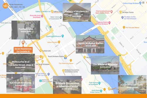 Cozy 1bed Studio in South Brisbane Next to Station 8 Serain Residences